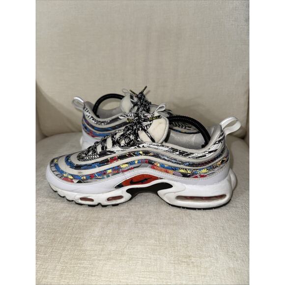 Size 9 - Mens Nike Air Max Plus 97 City Pride Miami 2018 Sneakers BV1227-100 main image 4